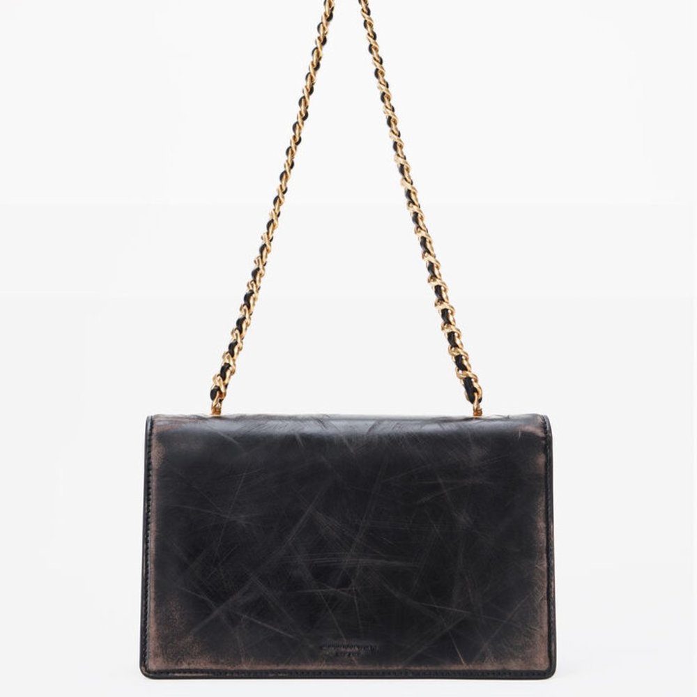 Alexander Wang W Legacy small bag in distressed black leather - Picture 4 of 17